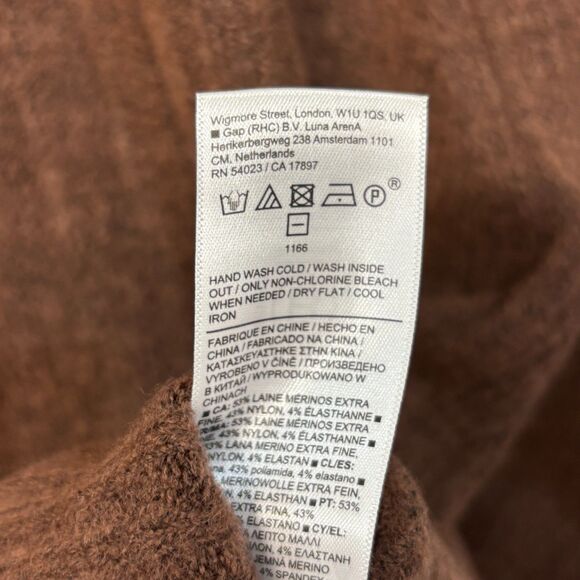 Athleta Women Layover Crew Sweater Size Small Merino Wool Blend FA22 C052 -12 - Picture 8 of 16